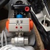 Q611氣動二片式絲扣球閥